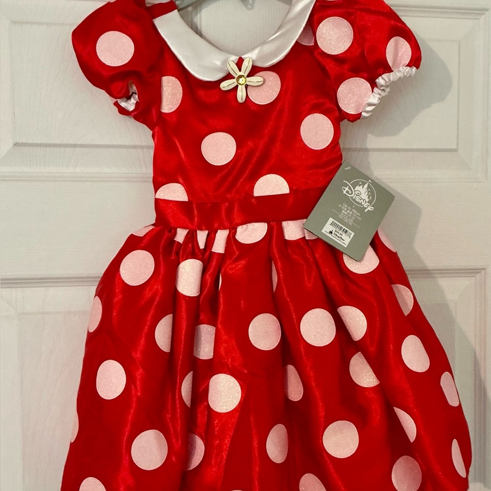 Toddler girls new Minnie Mouse fancy costume dress